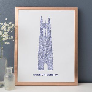 Duke University Word Art